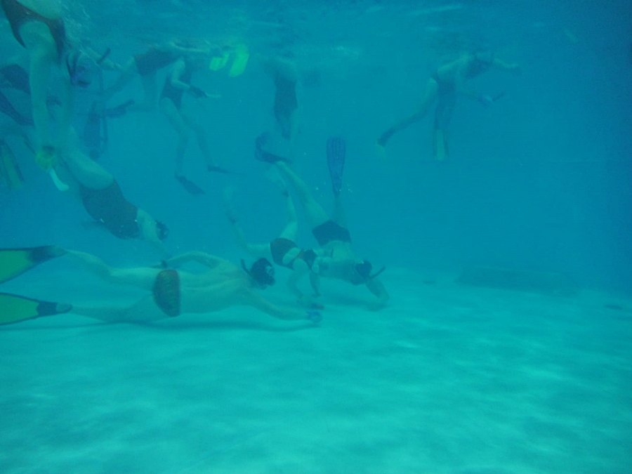 Hokej pod wodą Walenie Siemianowice Śląskie Trening 27 IV 2024